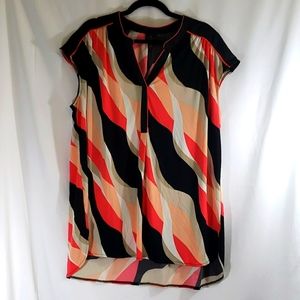 Worthington Woman Size 1X but fits 20 22 multi color shirt